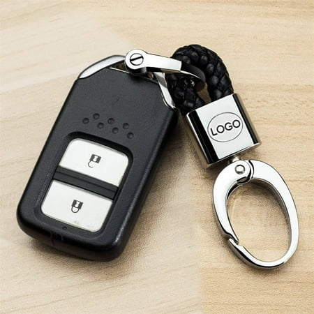 VILLSION 2Pack New Genuine Leather Keychain Brown Car Logo Keyring Emblem Key Chain VILLSION 2Pack New Genuine Leather Keychain Brown Car Logo Keyring Emblem Key Chain